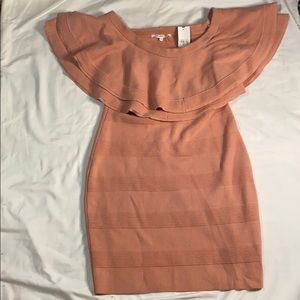 Endless rose ruffle off shoulder rose size large